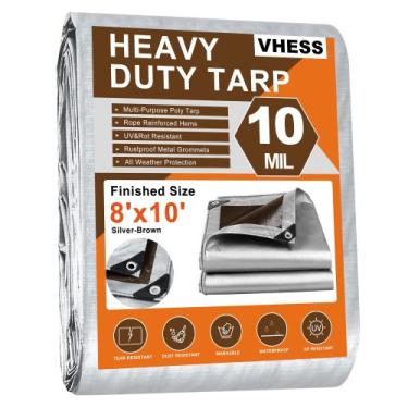 Imagem de Lona VHESS Heavy Duty à prova d'água 2,4 m x 3 m 10 mil de poliéster