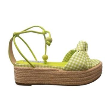 Imagem de Sandália Flatform  Soft Xadrez Vichy Siciliano Cecconello Feminino-Feminino