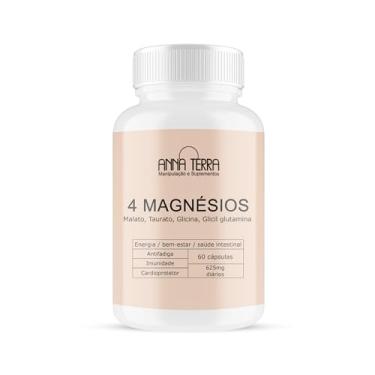 Imagem de 4 Magnésios - Blend de magnésios 60 Cápsulas
