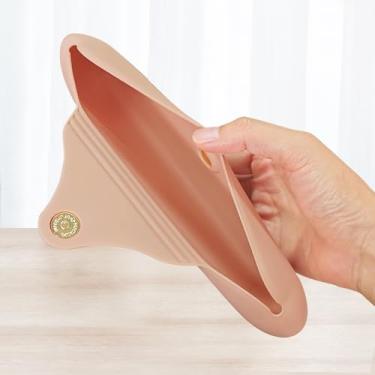 Imagem de Suporte de escova de maquiagem de silicone, bolsa de cosméticos para viagem, suporte macio e portátil para pincéis de rosto com fecho magnético anti-queda, estojo grande de pincéis de maquiagem para