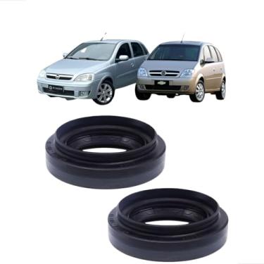 Imagem de Par de Retentores Laterais para Câmbio e Semi Eixo, Compatível com Corsa, Celta, Onix, Astra