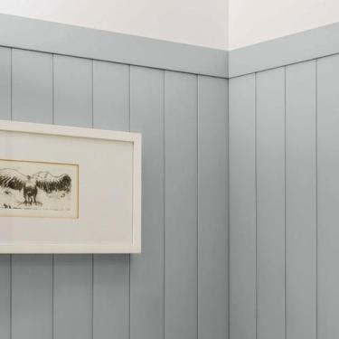 Imagem de Revestimento De Parede Shiplap Ripado Vinilico 125x100cm - Revyl, Grey