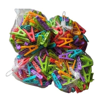 Imagem de 200, 150, 100 Ou 50 PeçAs Por Embalagem Prendedores De Roupa Prendedores De Roupa De PláStico Para Uso Em Lavanderia Tipo ReforçAdo Tipo DuráVel(200 prendedores)