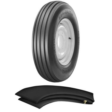 Imagem de Kit Pneu Trator Semeadora Adubador 650-16 08 Lonas Implemento Maggion + Camara