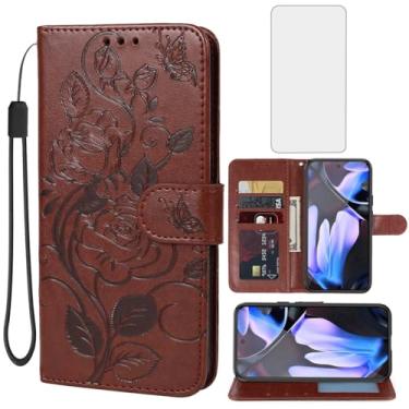 Imagem de Vavies Capa para Pixel 10 Pro XL, capa carteira para Google 10ProXL com protetor de tela de vidro temperado, capa de celular flip de couro com suporte para cartão de crédito para Google Pixel 10 Pro