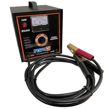 Imagem de Carregador de Bateria 50A 127/220V com Auxiliar de Partida Carga Rápid