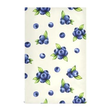 Imagem de SEHANY Conjunto de 1 toalhas de cozinha de mirtilo, toalhas de mão absorventes super macias, toalhas de limpeza reutilizáveis, toalhas de chá de secagem rápida, toalha de mesa para decoração de