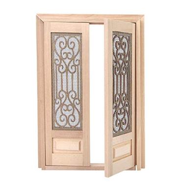 Imagem de Zerodis Porta de Boneca Produtos de Maternidade para Bebês Brinquedos Infantis Bonecas e Brinquedos de Pelúcia e Acessórios de Casa de de Pelúcia para Projetos Em Escala 1:12 Porta de Conjunto de Em