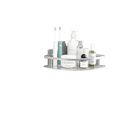 Imagem de Prateleiras Para Casa De Banho Sem Furos, AlumíNio, Suportes Para Casa De Banho E AcessóRios Para Casa De Banho(KIT 1-Triângulo prata)