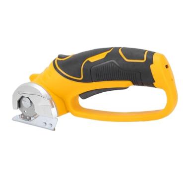 Imagem de AYNEFY Tesoura de Corte de Tapetes Tesoura Elétrica Sem Fio USB Recarregável Rotativa Cortador de Tecido Portátil de Couro Cortador de Caixa Elétrico Automático de Papelão para Corte de Tapetes (Sem