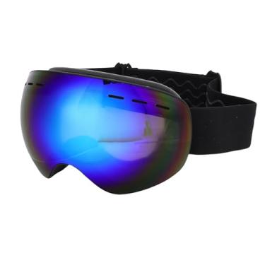 Imagem de Luocute Óculos de Esqui OTG, Lente Inquebrável Com Armação de TPU Polarizada à Prova de Antiembaçante sobre óculos Ferramenta de Snowboard de Esqui, óculos de Esportes de Neve Com Furos (Preto)