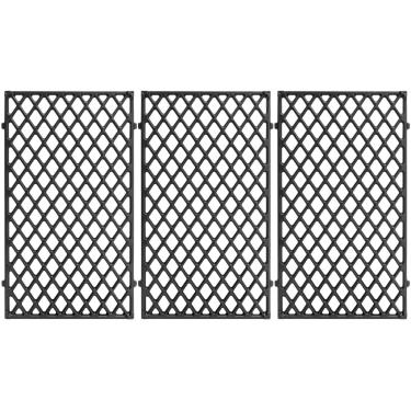 Imagem de soldbbq 66096 66803 Peças de substituição para grelhas a gás Weber GS4 Genesis II 610 e Genesis II LX 640 E-640 S-640 série S-640 2017 e mais recentes, 63010001 68010001, ferro fundido em forma de