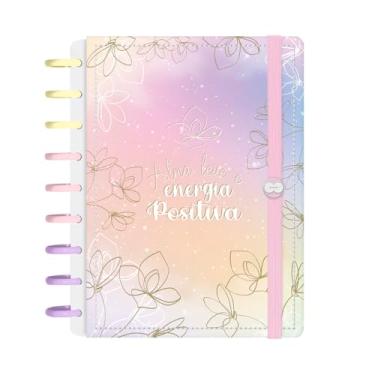 Imagem de Caderno Iscool Disc Inteligente 140 Folhas Color Vibes Energia Positiva M+