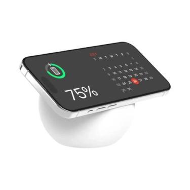 Imagem de MAGSDAF-Suporte De Silicone Para iPhone, Carregamento Sem Fio, Desktop