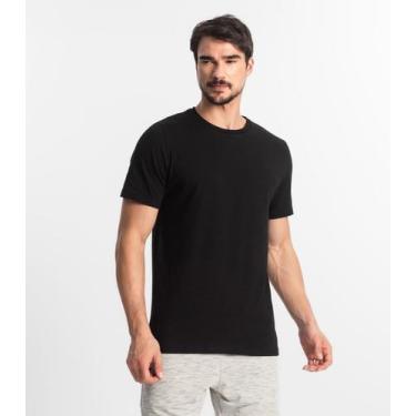 Imagem de Camiseta Masculina Basica Diametro Preto, GG, Preto