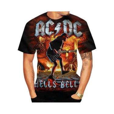 Imagem de Punk Hip Hop T-Shirt, Banda 3D Padrão Impresso, Design Criativo, Venda