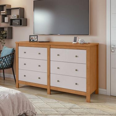 Imagem de Cômoda Horizontal 6 Gavetas Maggiore New Lopas