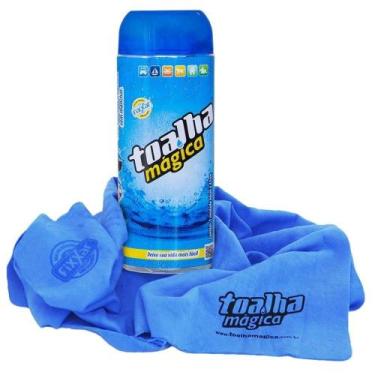 Imagem de Toalha magica enxugar fixxar 66x43cm azul especial