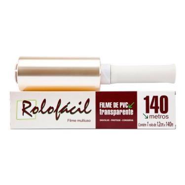 Imagem de Kit 2 Rolos Fácil 12 cm X 140 Metros - DISPAFILM - Unidade Plástico Fi
