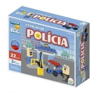 Imagem de Brinquedo p/ montar Estação de Polícia 22 peças Click It Big - Play Ci