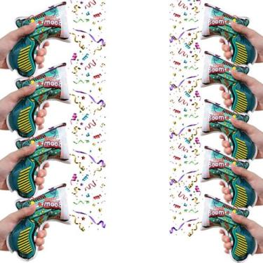 Imagem de Kit 9 Lança Confetes Inflavel Boom Estouro Colorido Festas - Pais e fi