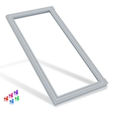 Imagem de Gaxeta de porta de geladeira W10355582 atualizada compatível com vedação de porta de geladeira Whirlpool W10249916 Junta de porta fresca Kenmore KitchenAid Maytag Vedação de porta de geladeira