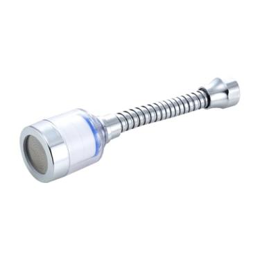 Imagem de Torneira de mangueira estendida com maior pressão de água e design à prova de respingos.