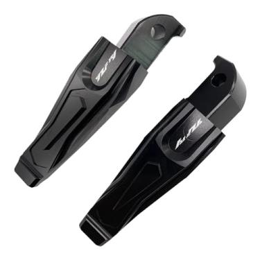 Imagem de Anti-derrapante Pedais de apoio para os pés do passageiro traseiro, para yzf r1 yzfr1 YZF-R1 2000-2019 2018 2017 2016 2015 2014(Preto)