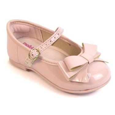 Imagem de Sapatilha Molekinha Infantil Menina Bebê Laço Brilho 2106-Feminino