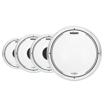 Imagem de Kit Pele Dt2 W2 Tons E Surdo Dot Hidráulica 10 14 14 22