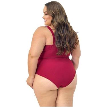 Imagem de Body Plus Size Laço Nozinho Maio Praia Piscina Feminino Veste do 50 ao