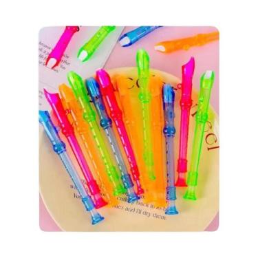 Imagem de Mini Gravadores Transparentes De Seis Furos Para Crianças, 20-50 Peças