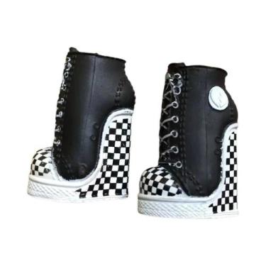 Imagem de Sapatos De Patinação Coloridos Em Escala 1/6 Para Bonecas LOL, Sandáli