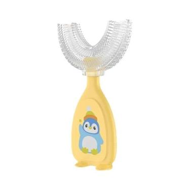 Imagem de Escova De Dentes De Silicone Em Forma De U 360 Graus Para Bebês, Escov