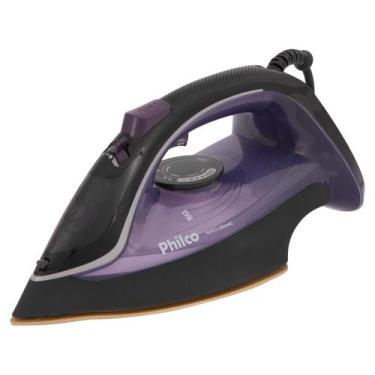 Imagem de Ferro de Passar Roupa a Vapor e a Seco Portátil - Philco Nano Ceramic 