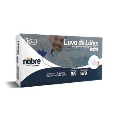 Imagem de Luva latex c/po G - protecao contra agentes quim. c/100unid LLCPAQ CA 