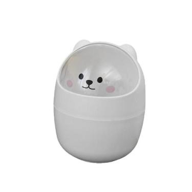 Imagem de Lata de lixo de mesa Cute Bear Design Plastic 140 g - taiyuanketanmaoy