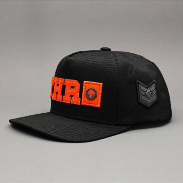 Imagem de Boné Thruster Aba Reta - Preto - Laranja