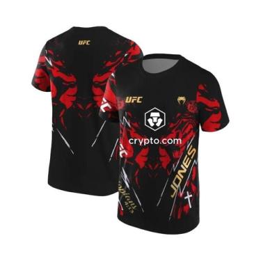 Imagem de Camiseta Masculina De Verão UFC Jones De Secagem Rápida E Respirável, 