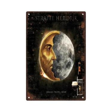 Imagem de Placa De Metal Vintage Retro Malibu Para Cerveja, Uísque E Vinho, Deco