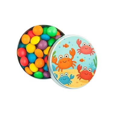 Imagem de Latinha Lembrancinha Personalizada Caranguejinhos