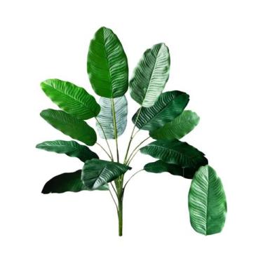 Imagem de Planta Artificial Grande De Palmeira Tropical 65-125cm Com Folhas De B