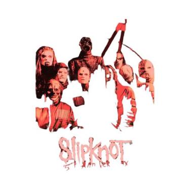 Imagem de Pôster De Capa De Álbum Slipknot Em Tela Para Fãs De Heavy Metal E Rap