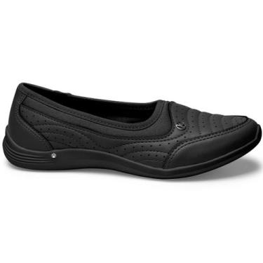 Imagem de Tenis Kolosh Feminino Slip On Casual Calce Facil, Preto, 35