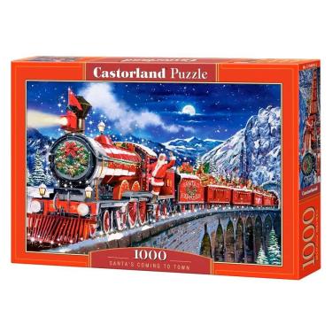 Imagem de Puzzle 1000 Peças Trem Natalino Castorland 104833