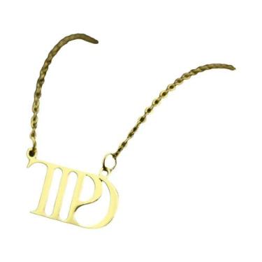 Imagem de Colar De Aço Inoxidável Com Iniciais TTPD Em Ouro E Prata Para Fãs Da 