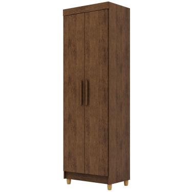 Imagem de Armário Multiuso 2 Portas 60cm Hebrom V01 Imbuia - Lyam Decor