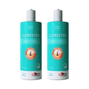 Imagem de Cloresten Shampoo 500ml Dr. Clean Combo 2 Unidades - AGENER UNIÃO