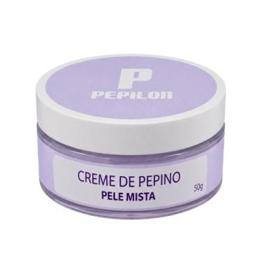 Imagem de Creme Hidratante Facial De Pepino Pele Mista 50G - Pepilon