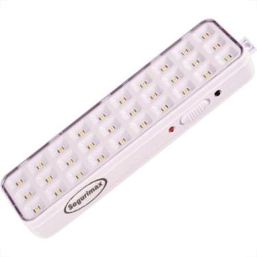 Imagem de Luminaria Emergencia Bivolt 30 Leds Segurimax